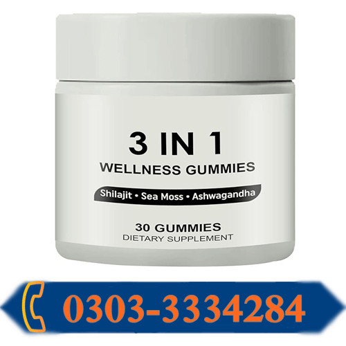 Cured 3 in 1 Wellness Gummies in Pakistan